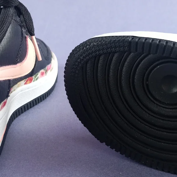 Nike Air Force 1 Vintage Floral GS 'Pink Tint' Shoes BQ2501-001 - Picture 12 of 12